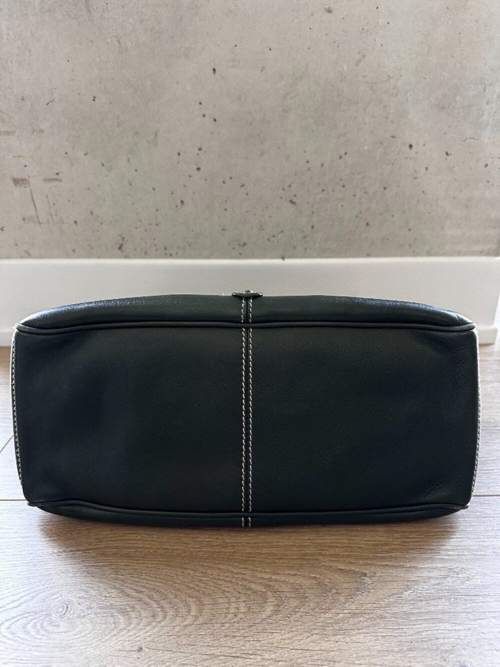 Vintage Celine Boogie Bag in Forest Green Leather - Picture 5 of 8
